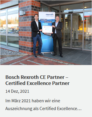 Screenshot Blogbeitrag CE Partner Bosch Rexroth