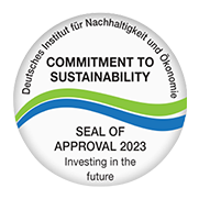 Sustainability Seal of approval 2023 (Eisenhart LAEPPCHÉ GmbH)